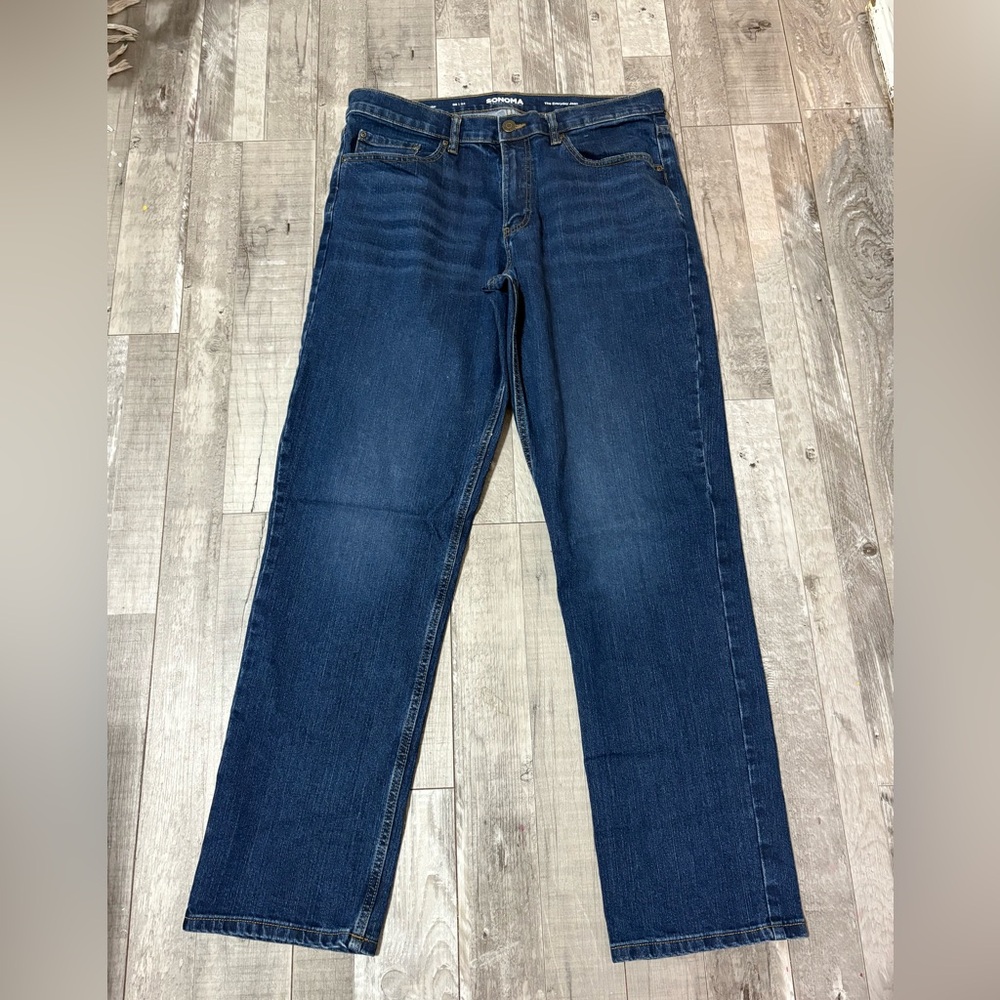 Sonoma Men's Dark Blue Straight Jeans